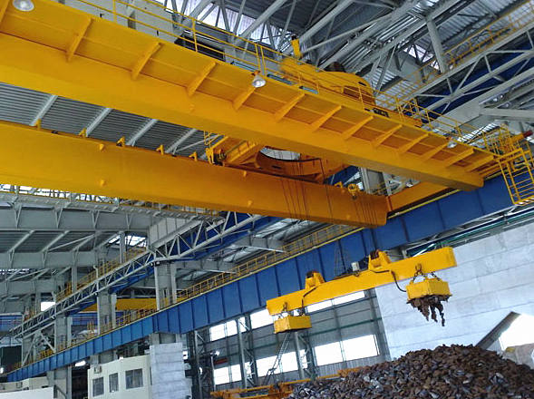 magnetic overhead crane