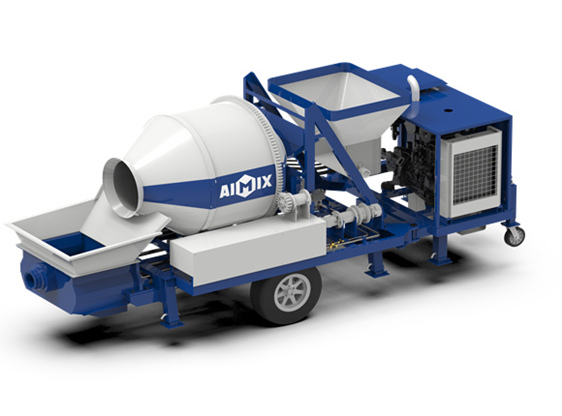 small concrete pump