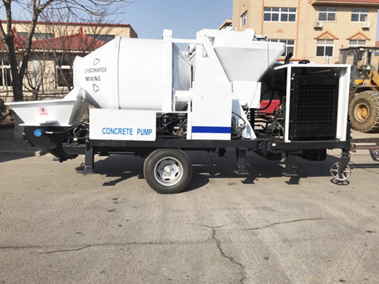 Concrete Mixer With Pump