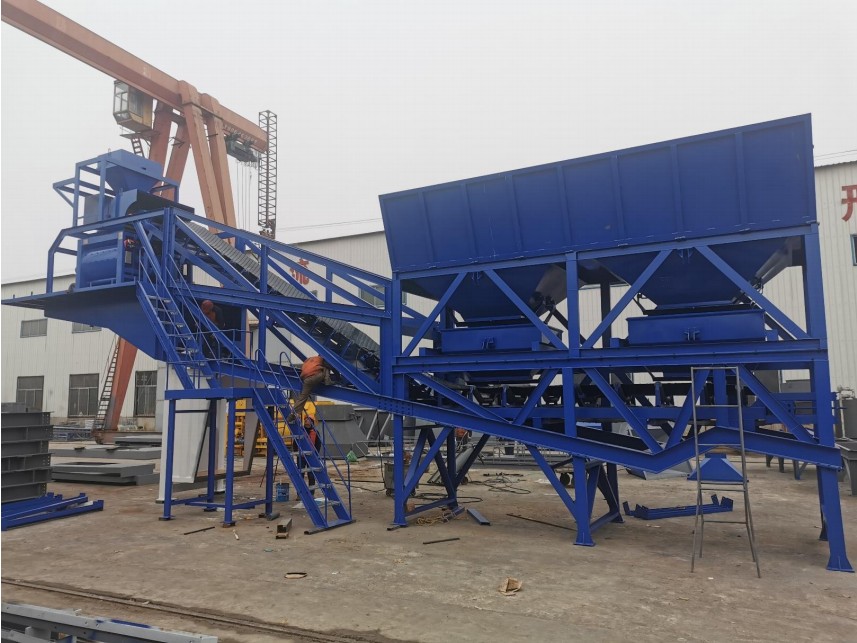 AJY60 Portable Concrete Mixing Plant