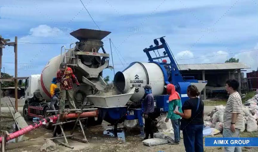 ABJZ40C Diesel Concrete Mixer Pump for House Construction