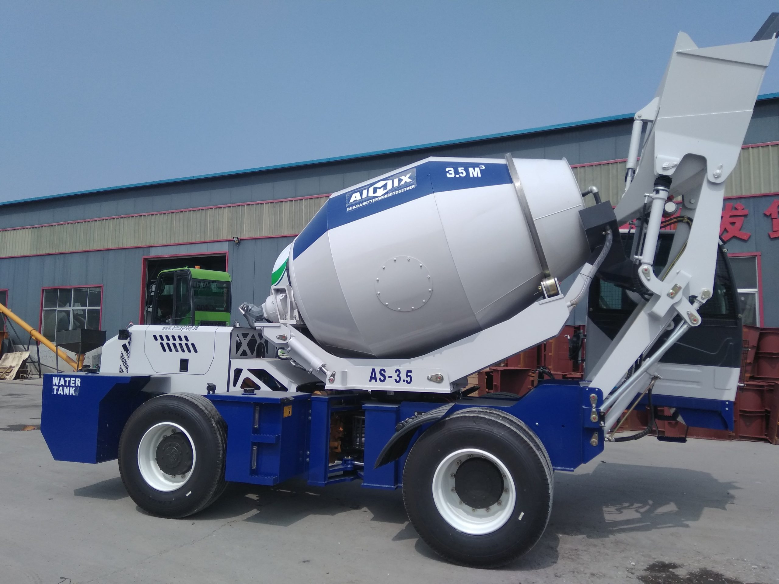 Delivery of AS-3.5 Self Loading Concrete Mixer to Indonesia in Oct