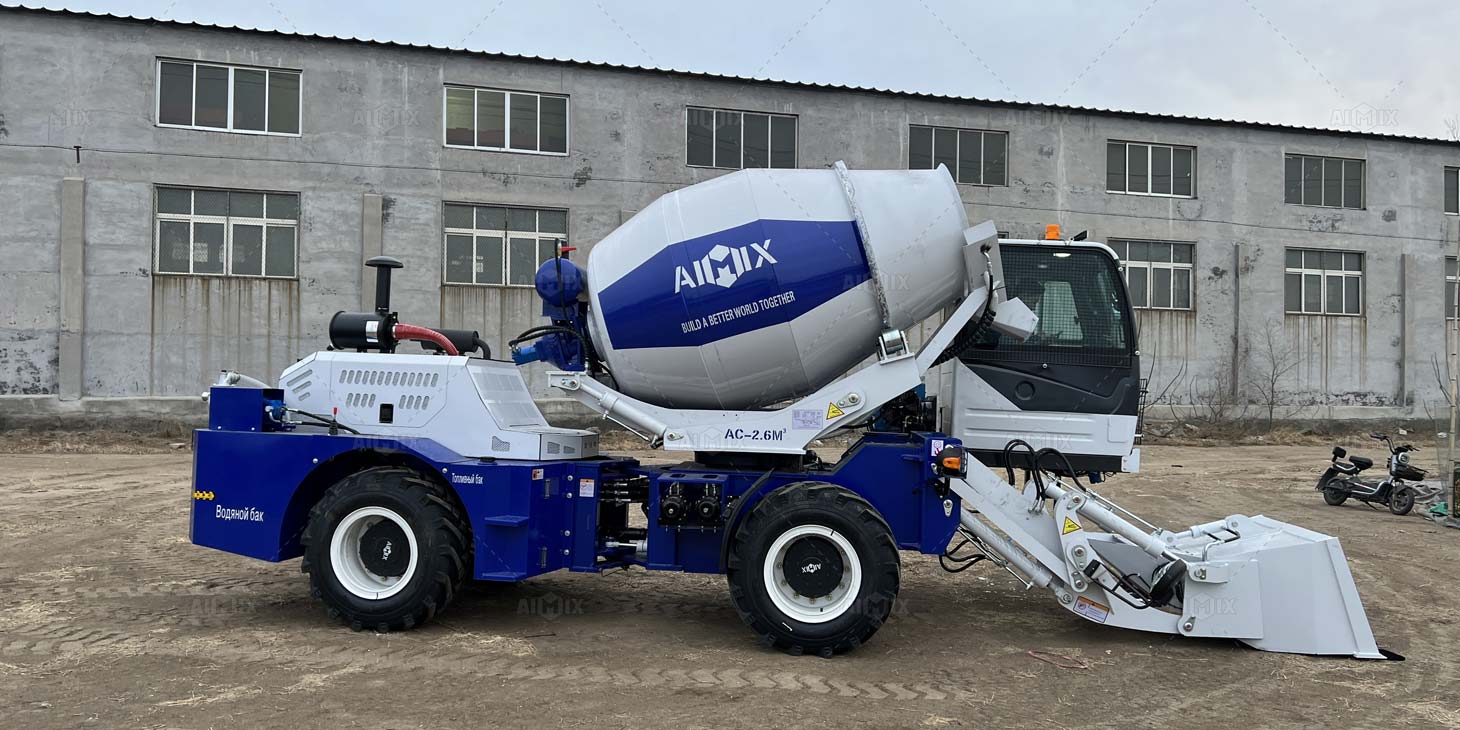 AS-2.6 Self Loading Concrete Mixer Exported to Russia